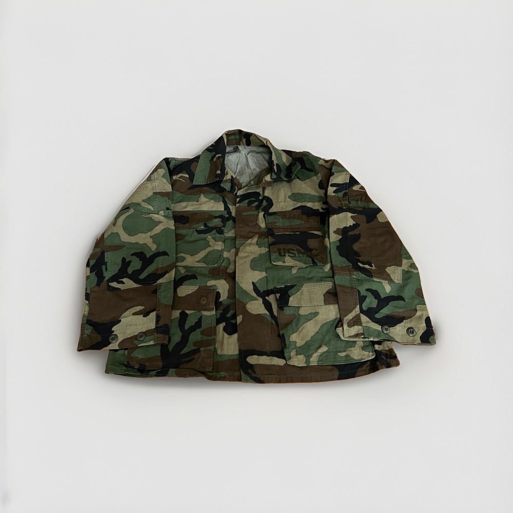 VTG US Army M81 Woodland BDU Hot Weather Jacket Medium Short Ripstop Military